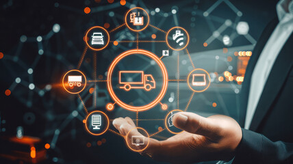 
A distribution center and advanced logistics technologies represent an innovative approach to efficient distribution management, accelerating and optimizing the exchange of products.