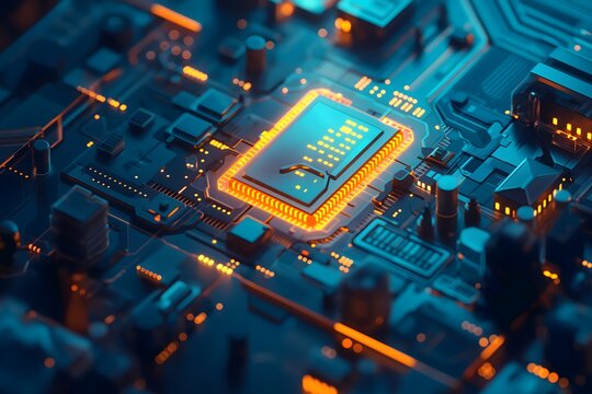 Datensicherheit Mikrochips, Sicherheit im Netzwerk, GPU in Form eines Schloss f&uuml;r Sicherheit