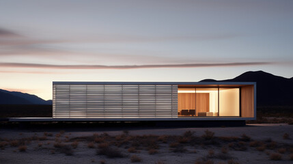 A minimalist interpretation of a solar-powered home