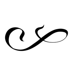 simple black baroque element