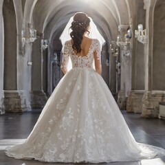 Fototapeta premium bride in dress