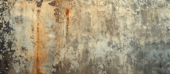 A close-up photograph showcasing a weathered metal surface covered in rust, displaying an intricate grain texture on a wall.