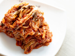 Kimchi, Korean spicy pickles dish