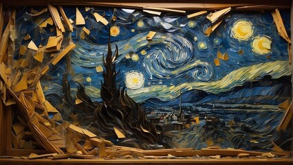 Shattered Starry Night