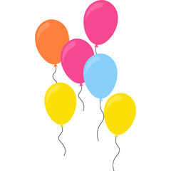 Balloon Party Vector