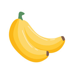 Cute Banana Fruit Sticker illustration