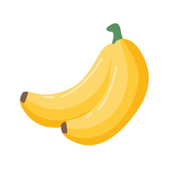 Ripe yellow Bananas fruit Illustration