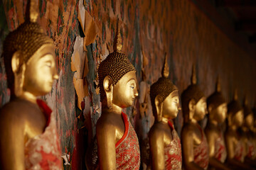 buddha statue in temple	