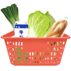 買い物かごのイラスト