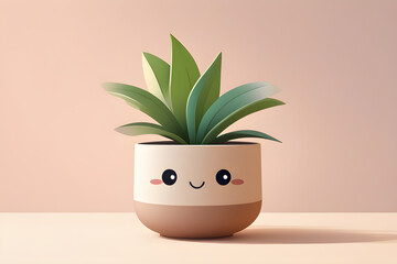 plant in flowerpot