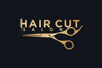 hair cut element design with beauty salon