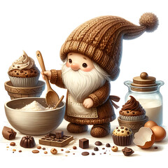 Gnome Chocolate Lover Sublimation