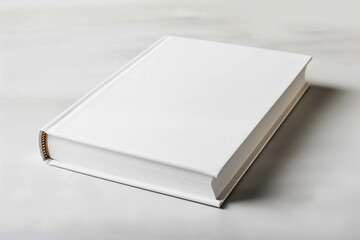 White hard cover book - obrazy, fototapety, plakaty