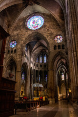 Fototapeta na wymiar interior of a cathedral