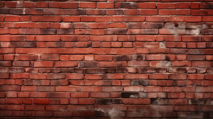 Beautiful red brick wall background 