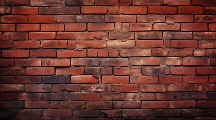 Obraz premium Beautiful red brick wall background 