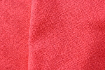 red texture of fabric textile, abstract image for fashion cloth design background