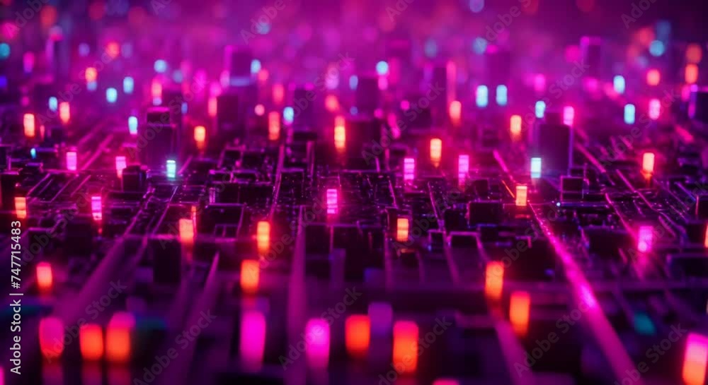 Aufkleber the fabric of technology, unveiling the microchip's structure