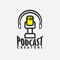 PODCAST CREATORS VECTOR