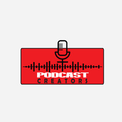PODCAST CREATORS VECTOR