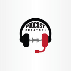PODCAST CREATORS VECTOR