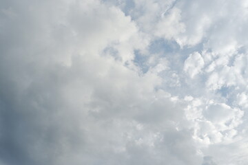 blue sky with cloud. natural background with copy space.