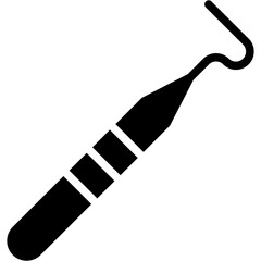  Tools vector  flat filled icons  illustration of dentist 