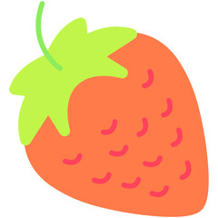 strawberry vector icon design for web and business