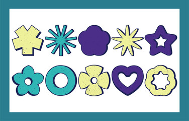 Abstract Retro Shape