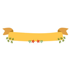 Flower Ribbon Element