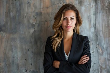 Corporate woman portrait with confidence