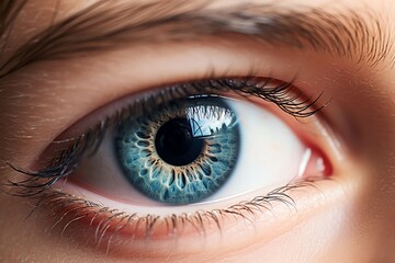 Obraz premium Multiracial Young Adult Eye Couple Portrait