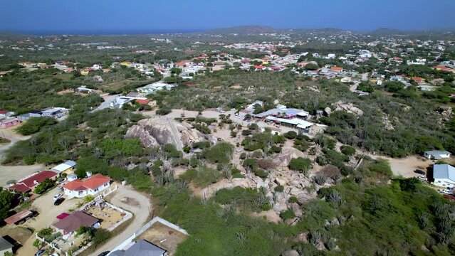ayo rock formation high aerial