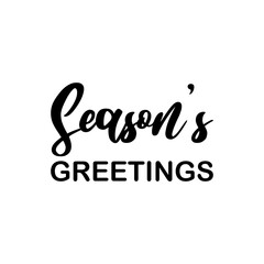 season's greetings black letter quote