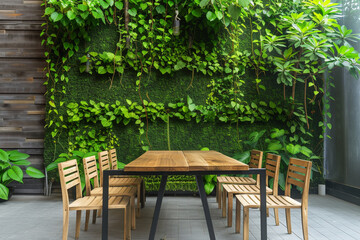 Obraz premium Garden table and chairs set