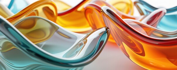 Colorful Glass, abstract wallpaper background