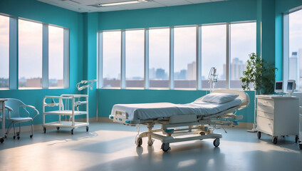 Hospital bed specially designed for hospitalized