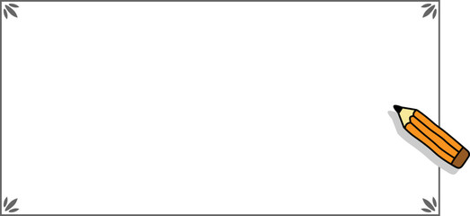 Empty notepad square frame, 빈 메모장 사각프레임