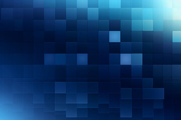 Gradient navy blue digital grid wallpaper