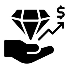 value proposal glyph icon