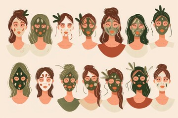 Facial style skin care cream. Skincare treatment products: horizontal lotion, skincare background gel, oil, pipette with bleed serum and cream jar pot