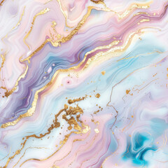 a pastel marble stone texture pattern in the style of agate with a splash of gold, background hd...