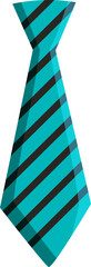 blue tie vector illustration, Necktie and neckcloth icon