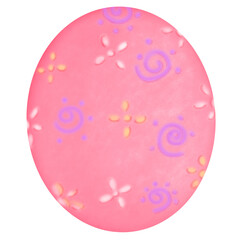 easter egg with background