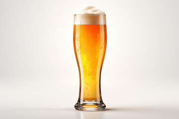 Beer isolated on white background.