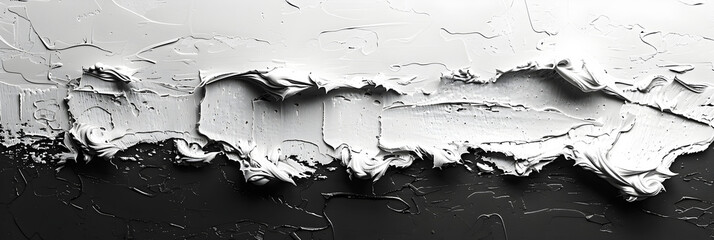 Empty grunge wall or texture to be used as a background and copy space,
A black and white photo capturing paint on a wall
