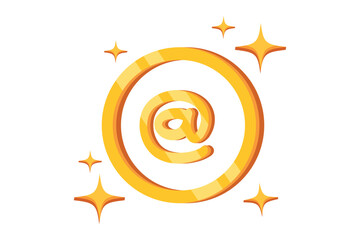 Social Media Flat Sticker Design