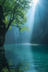 **Dreamy Waterfall Photo 4K