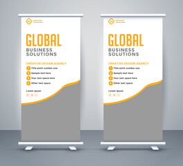 Corporate roll up banner stand design. Business marketing and advertising x banner, pop up, pull up template. 3,2 color and 5 bundle layout 2024