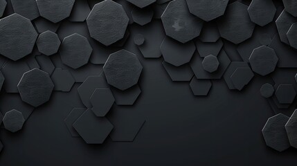 Abstract black geometric shape backgrounds